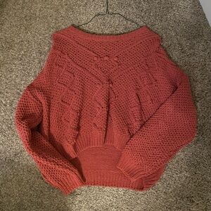 Coral sweater
